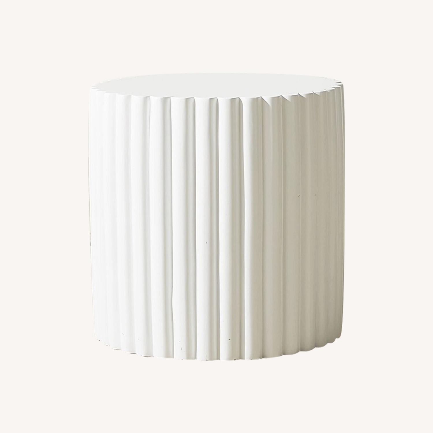 Williams Sonoma Tropea Fluted Accent Table - image-0