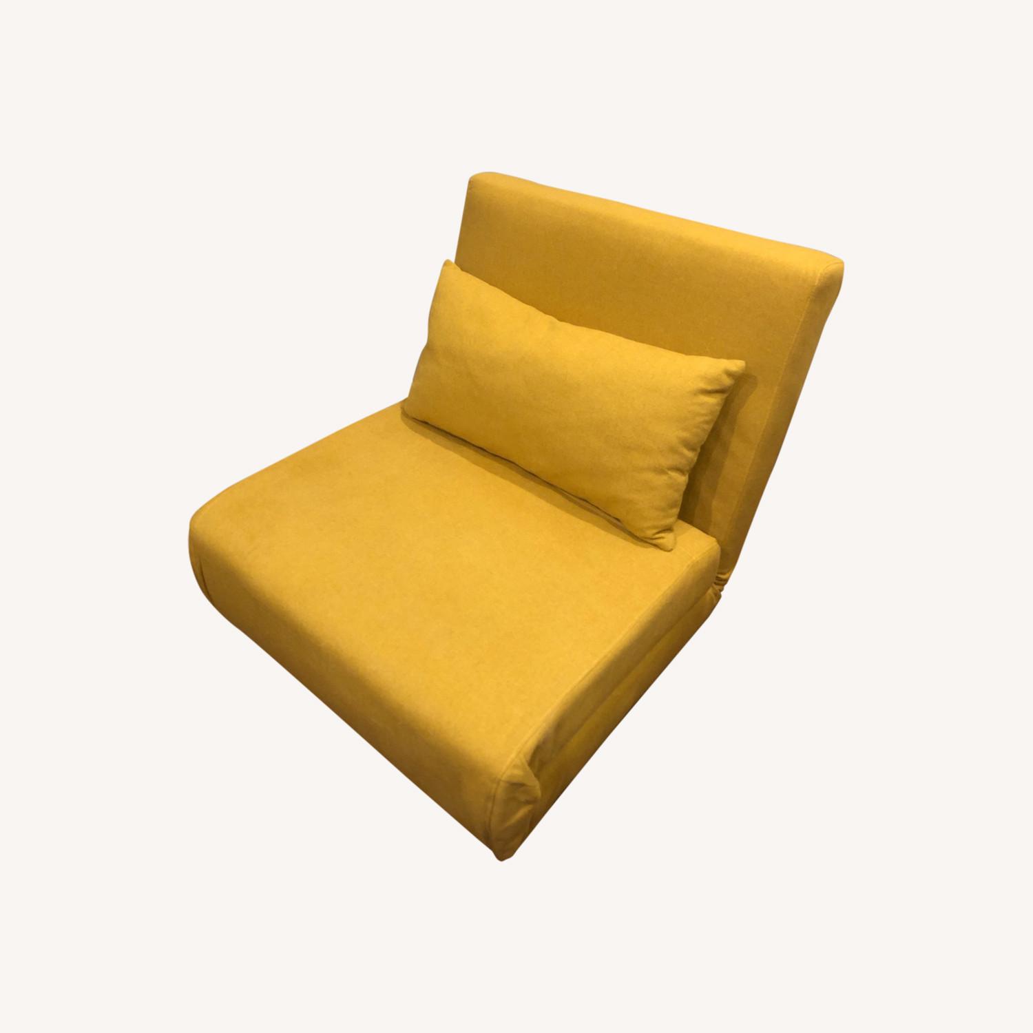 Mercury Row Convertible Chair, Mustard - image-0