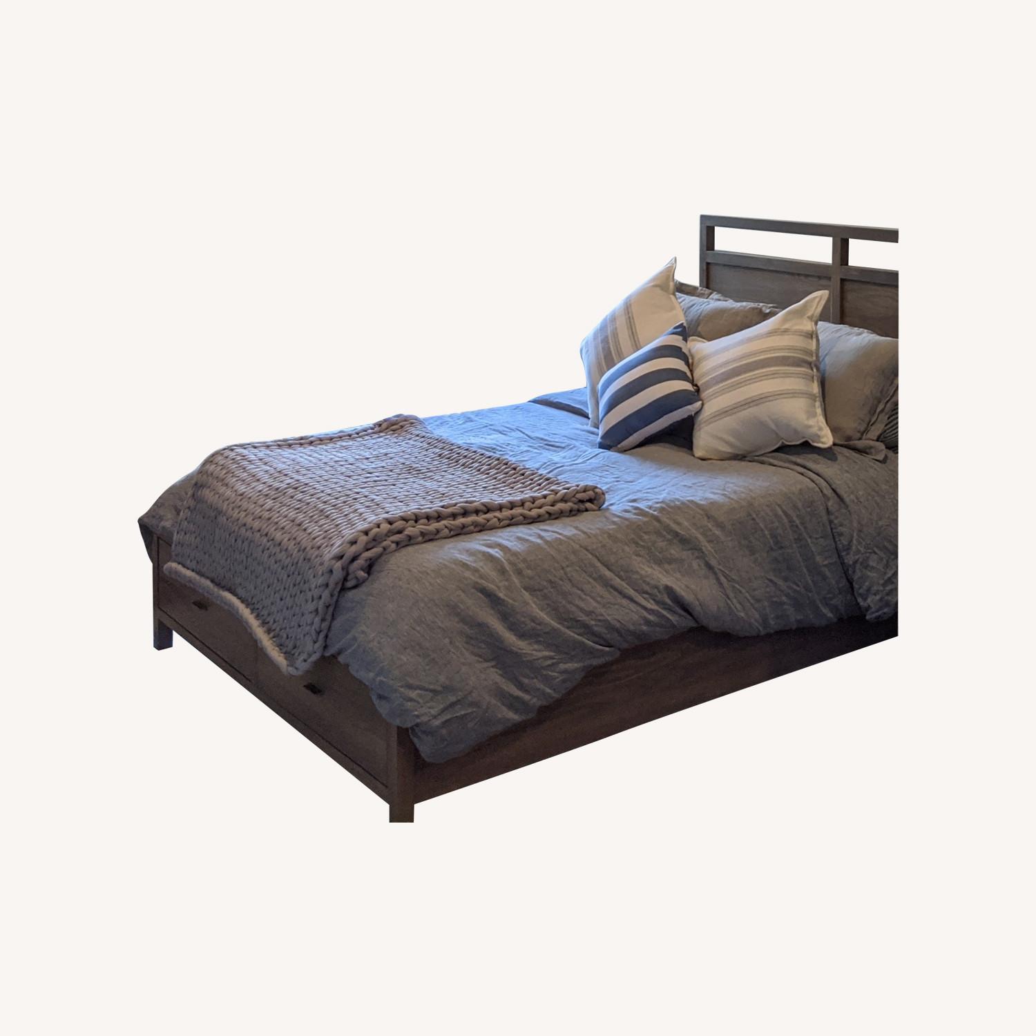 Room & Board Berkeley Bed with Storage (Ash Stain) - image-0