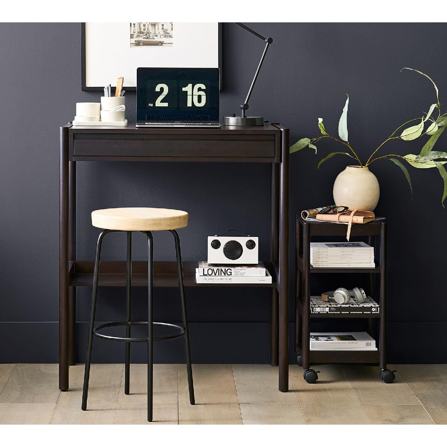 Pottery Barn Bloomquist Standing Desk, Warm Black - image-4