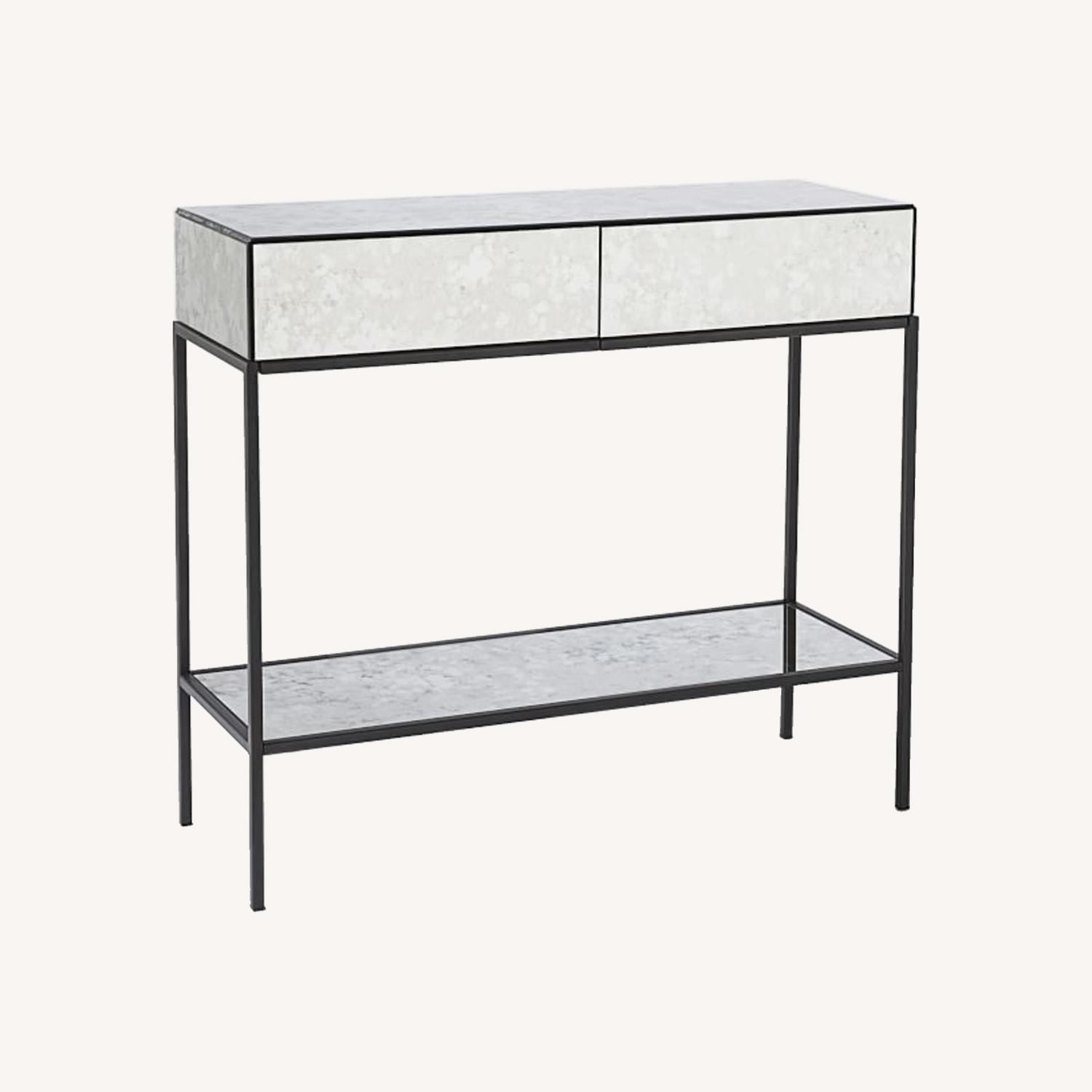 West Elm Foxed Mirror Console - image-0