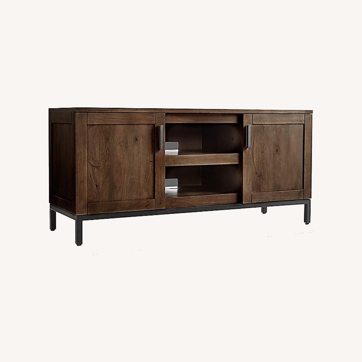 Crate & Barrel Wyatt 60" Media Console - Brown - image-0