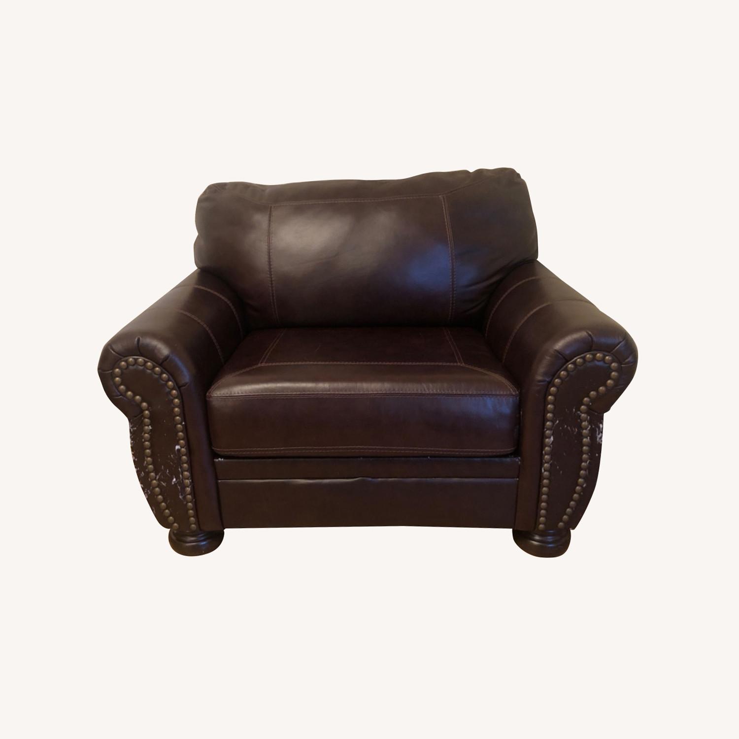 Brown Chair and a Half - image-0