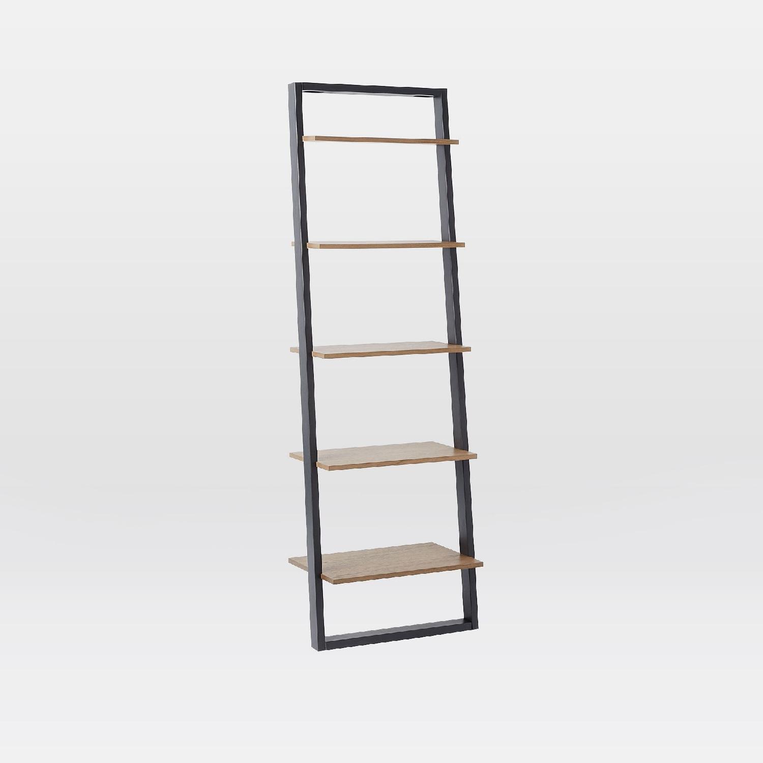 West Elm Ladder Leaning Bookshelf (25") - image-4