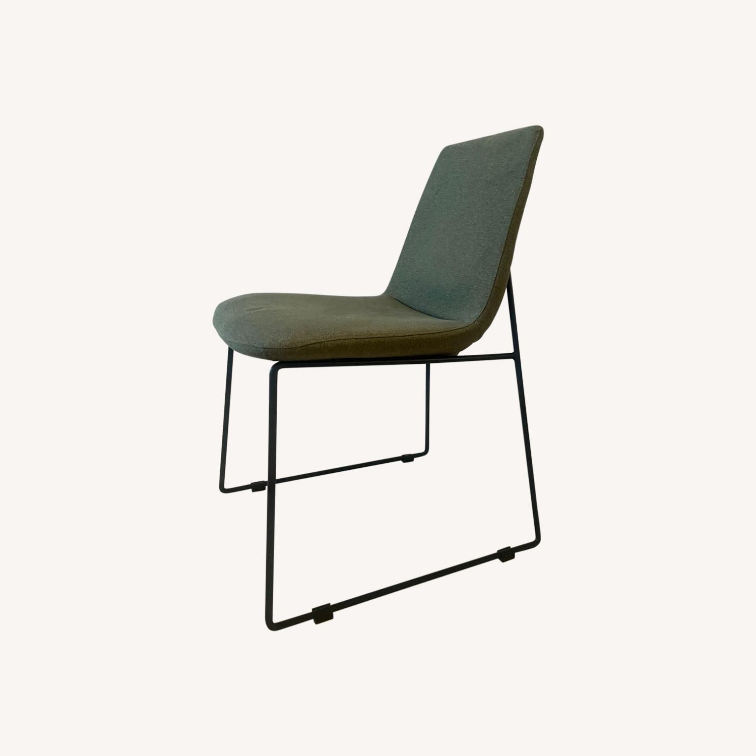 Lulu & Georgia Two Forest Green Dining Chairs - image-0