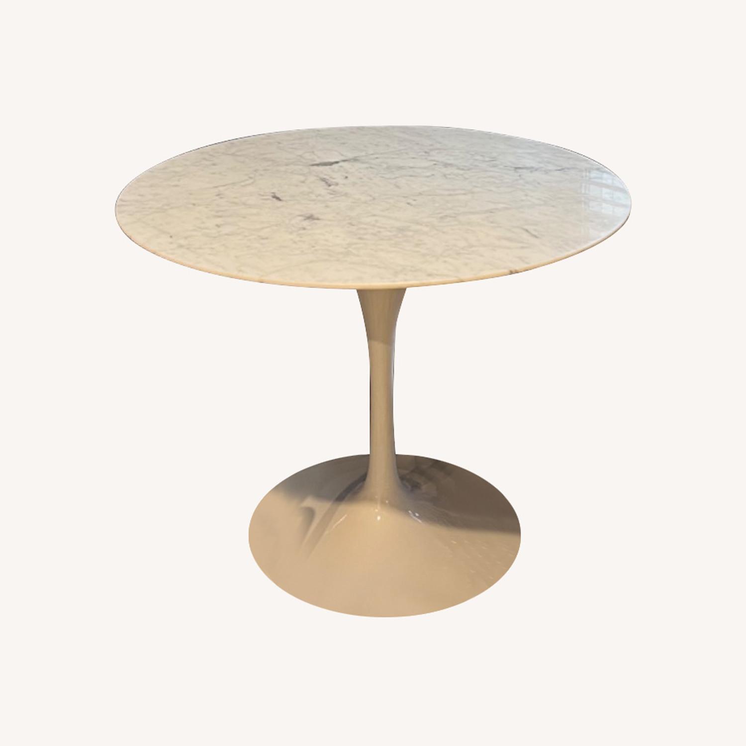 France & Son Carrara Marble Dining Table - image-0
