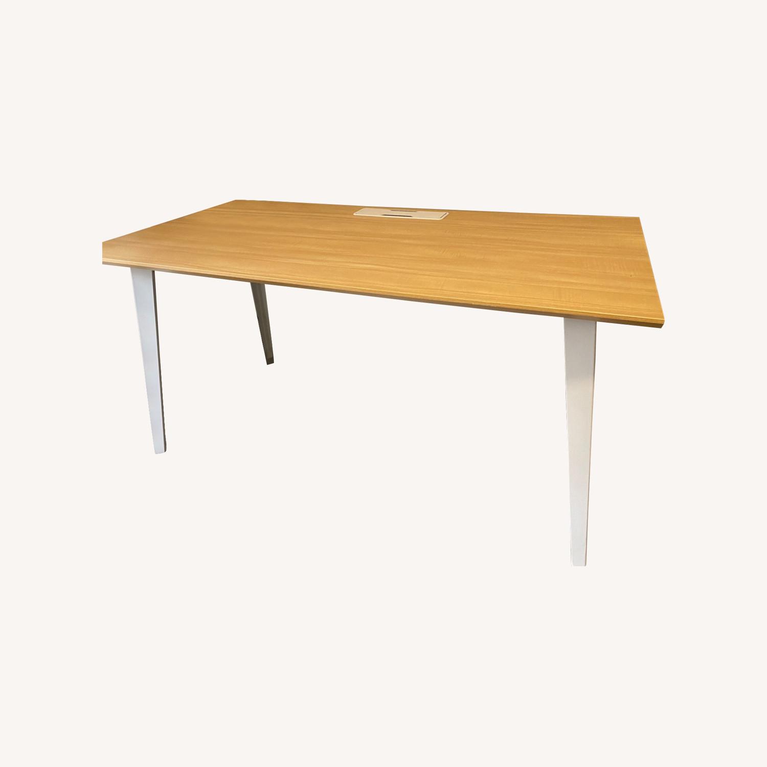 Branch Executive Desk with Power Strip - image-0