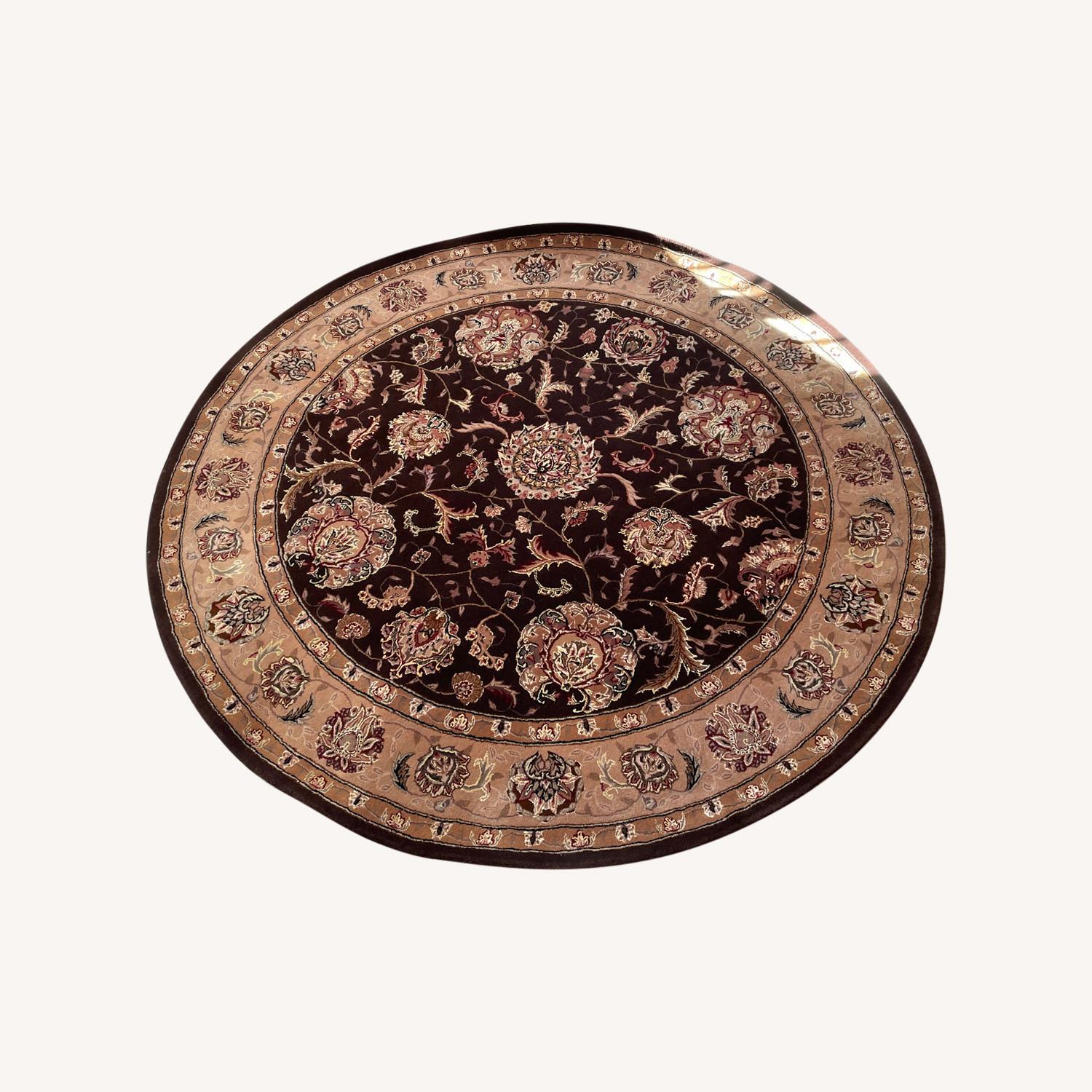 Nourison 2000 Round Brown Area Rug - image-0