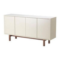 IKEA Stockholm Grey & Wood Sideboard / Credenza