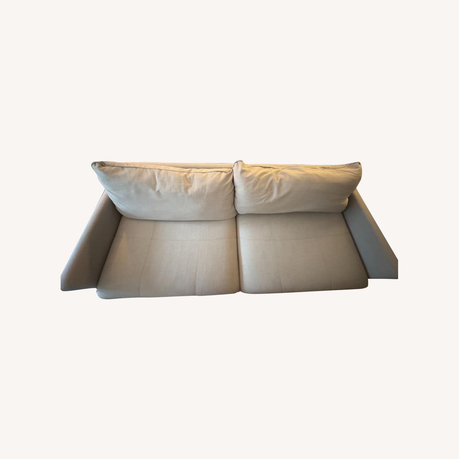 Inside Weather Issa Cross Weave Custom Overstuffed Sofa - image-0