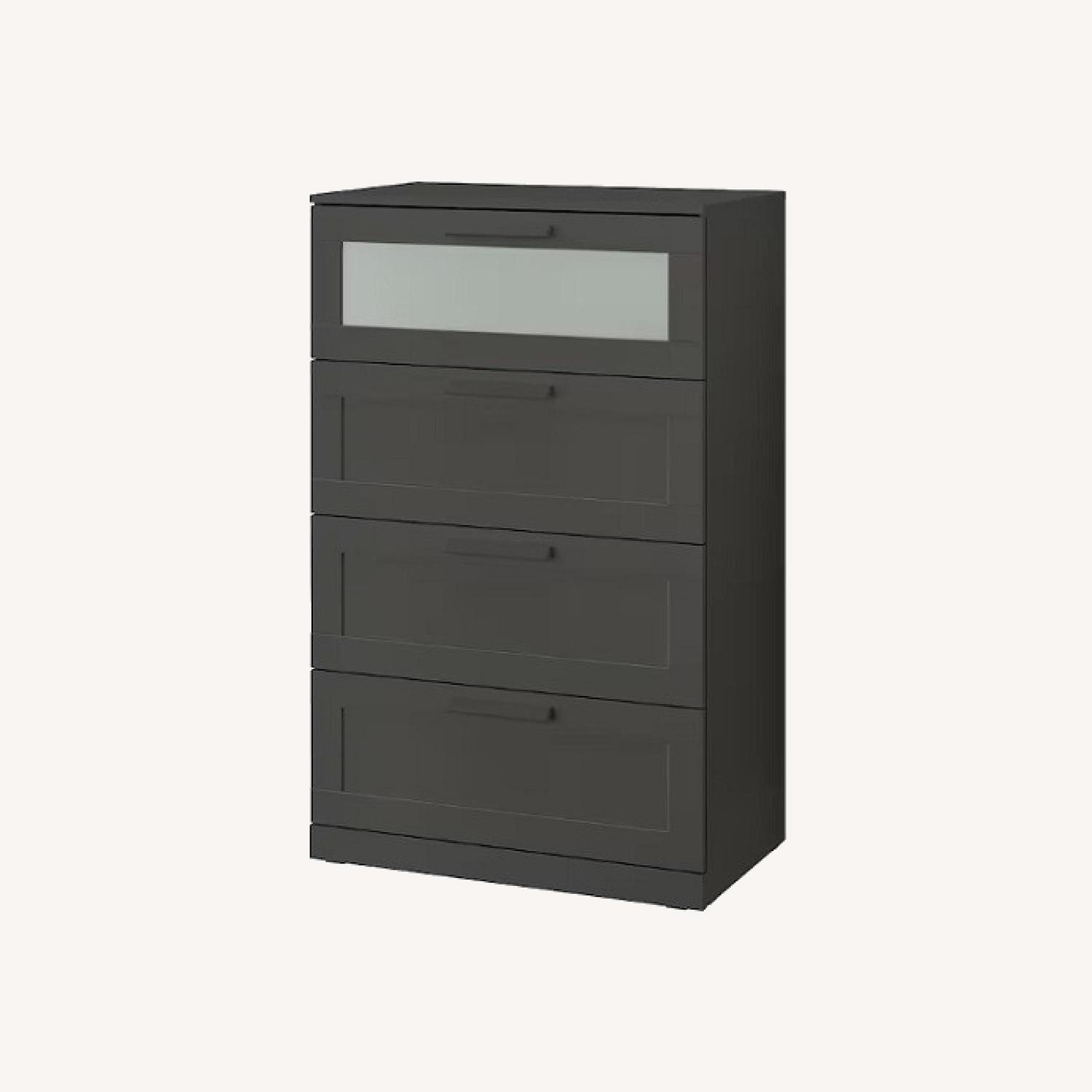 IKEA Brimnes Gray Dresser AptDeco
