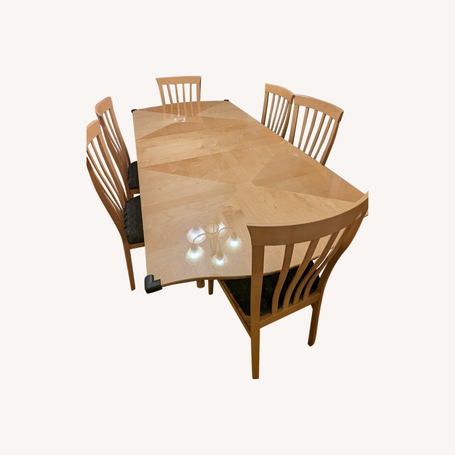 Imported Solid Wood Italian Table and Chairs - image-0