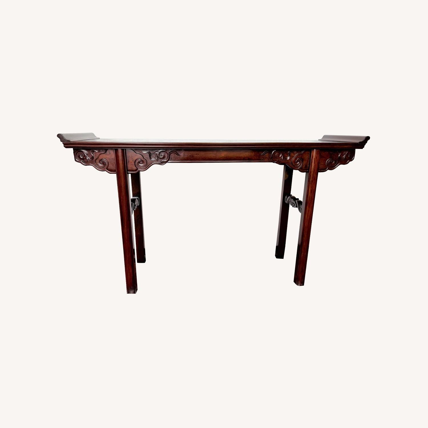 Antique Chinese Rosewood Altar Table - image-0