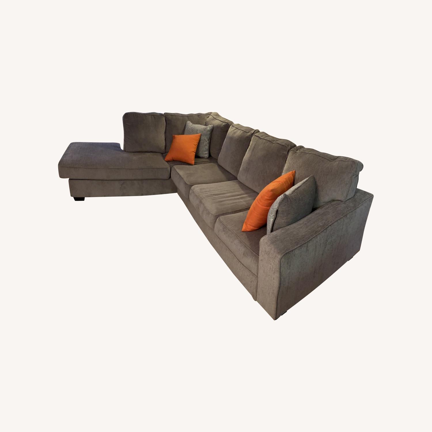 Ashley Furniture Grey Sectional AptDeco