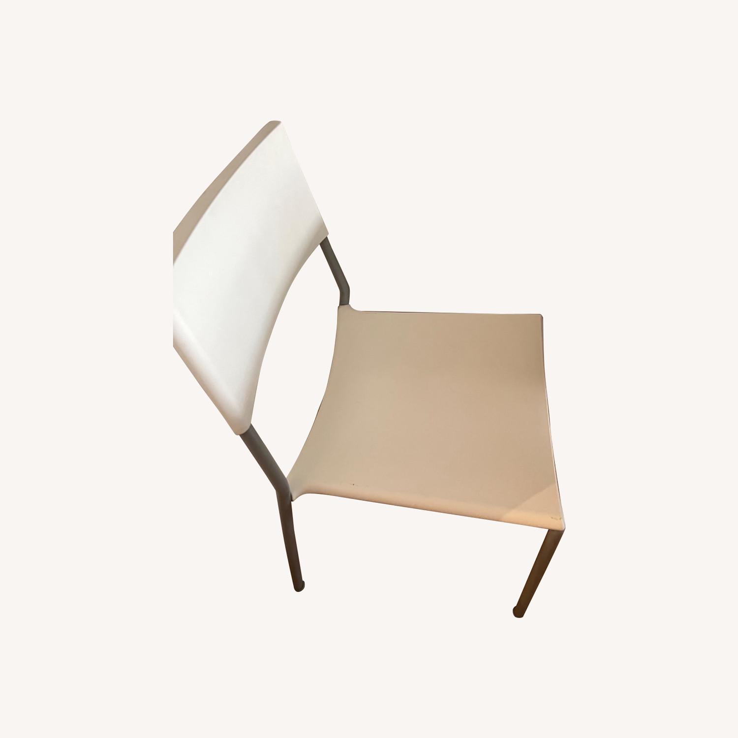 MoMA Set of White Moma Chair - image-0