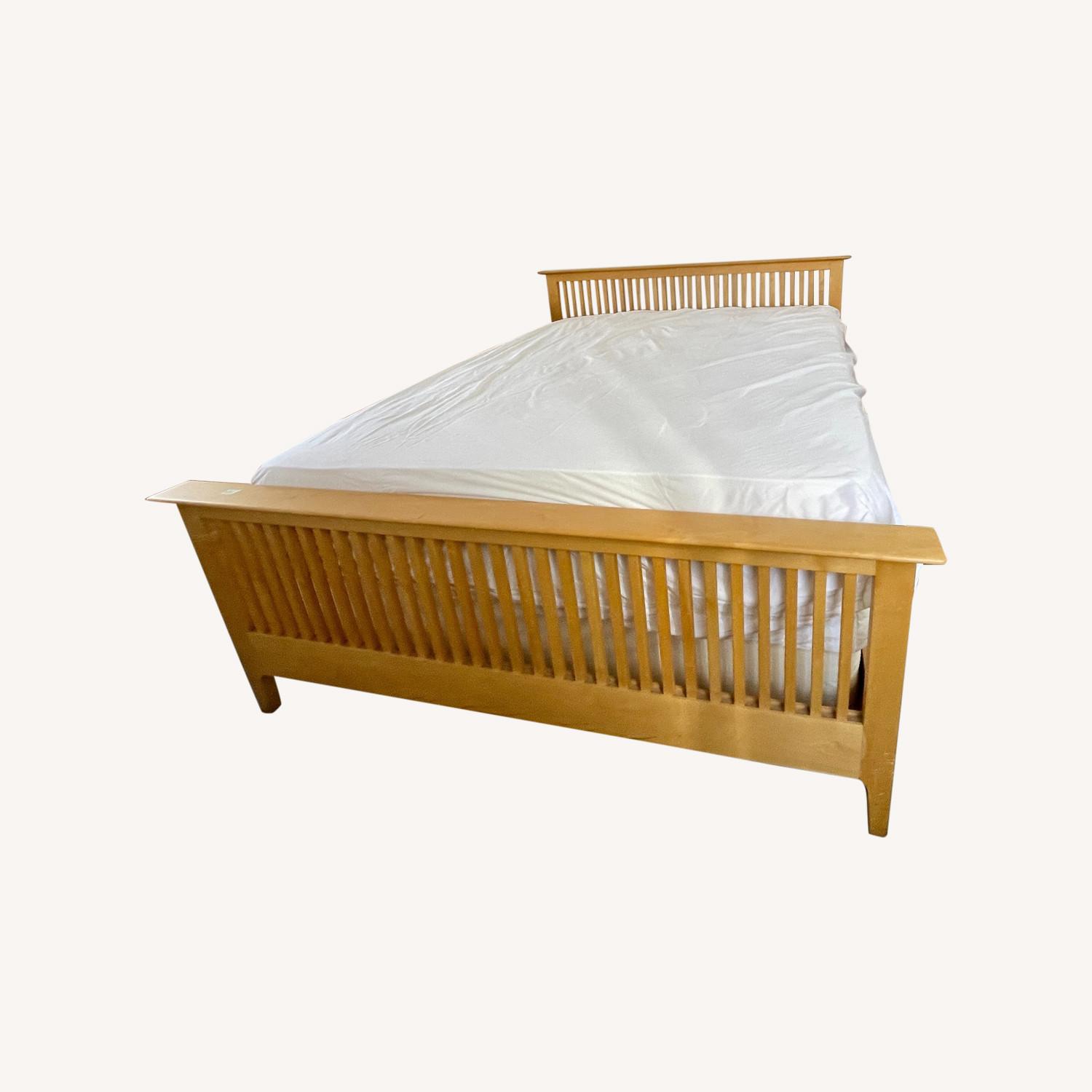 Copeland Sarah Spindle Maple Bed Frame - image-0
