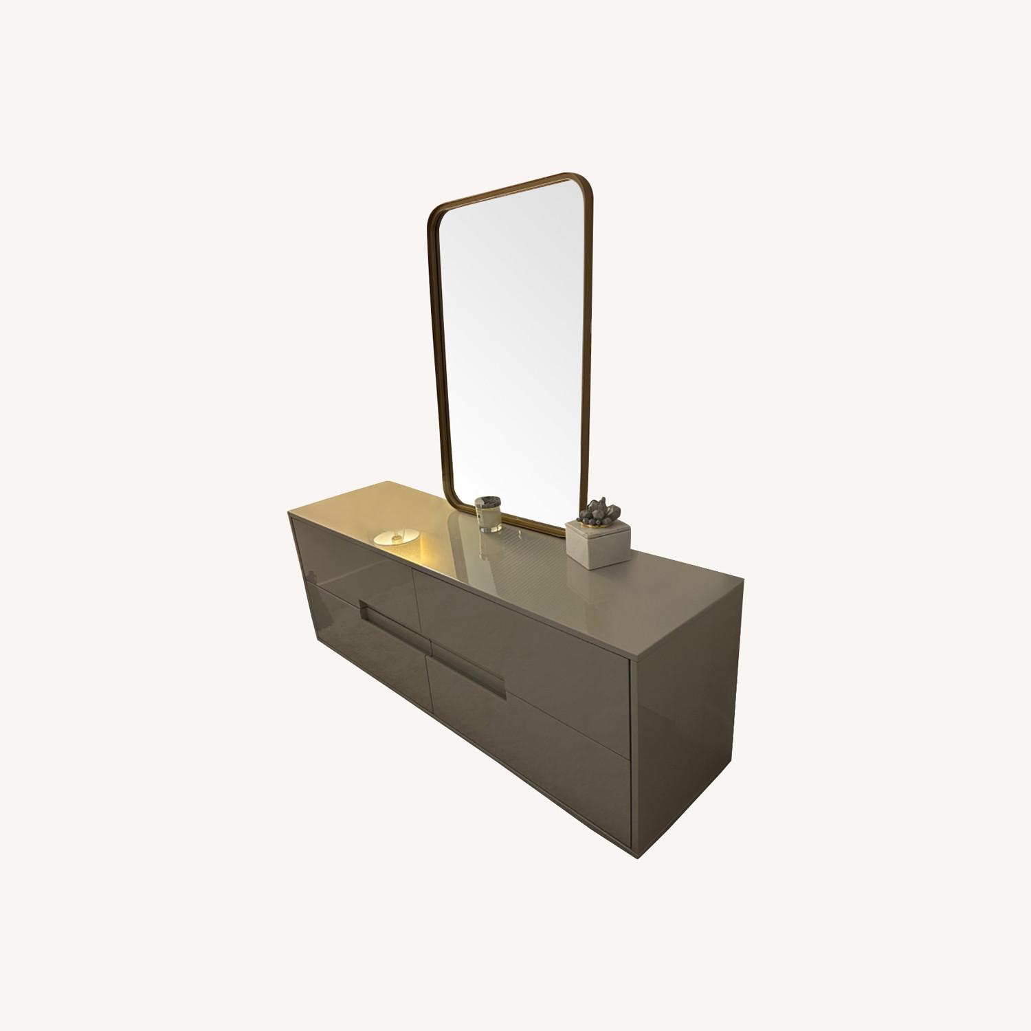 CB2 Latitude Low Dresser Gray - image-0