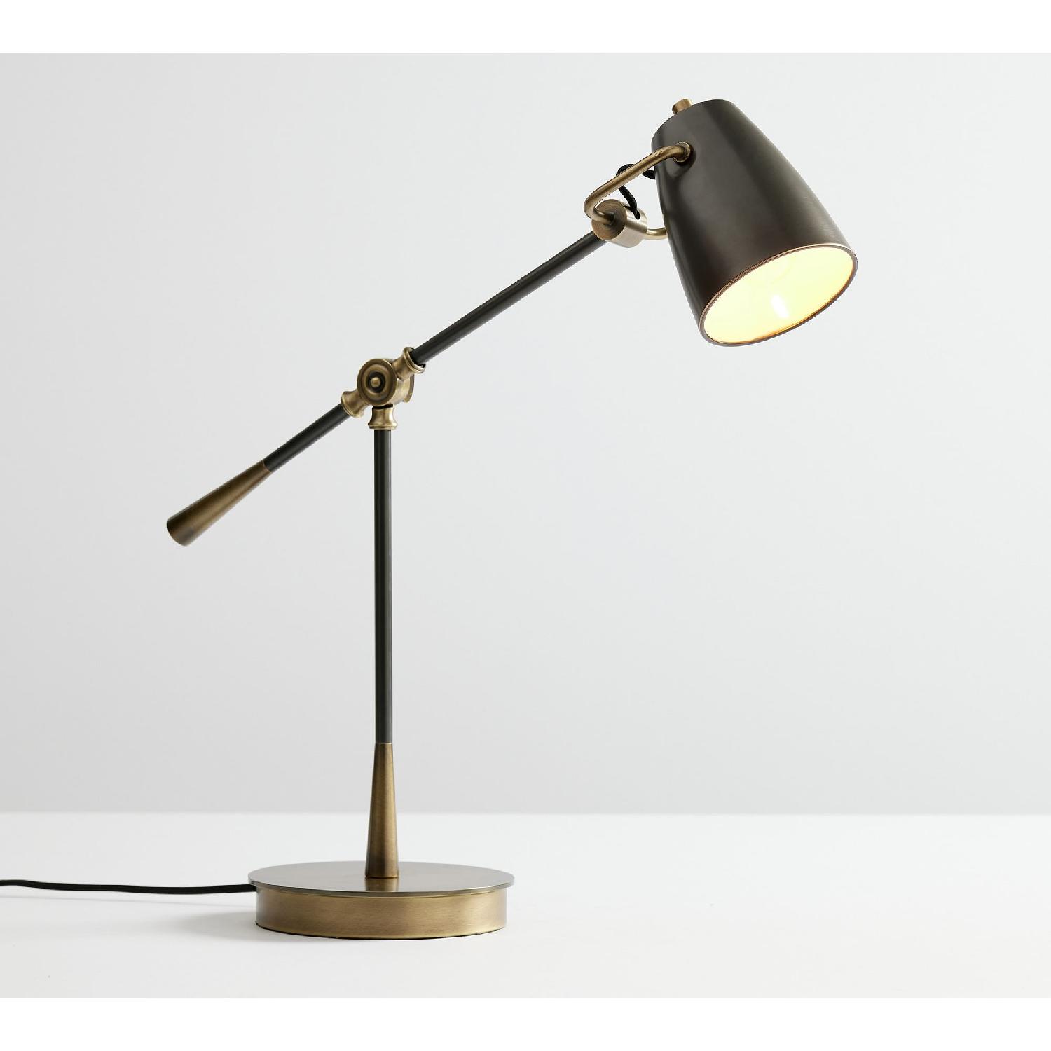 Pottery Barn Reese Metal Articulating USB Task - image-5