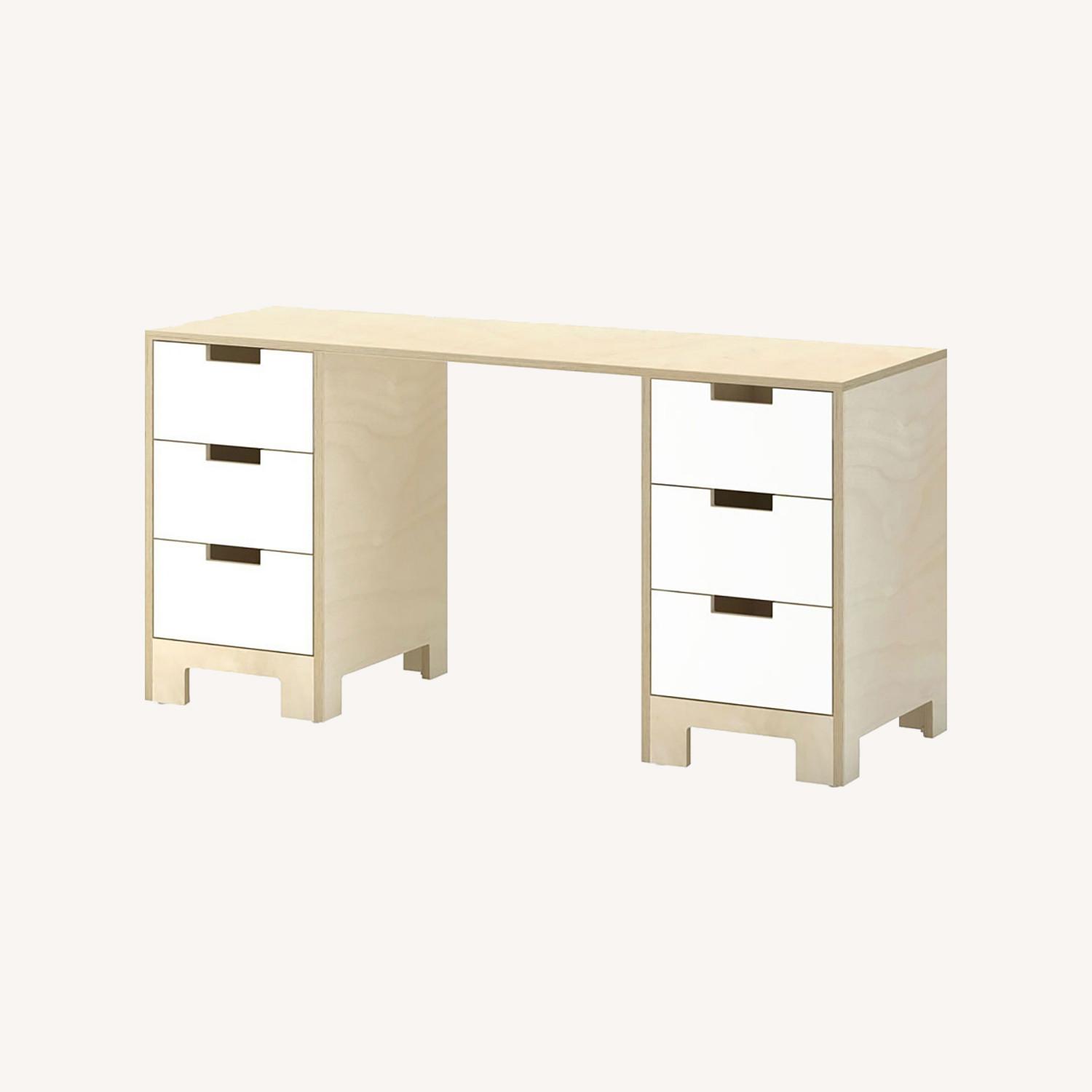 West Elm Studio Duc Juno Doublewide Desk (58") - image-0