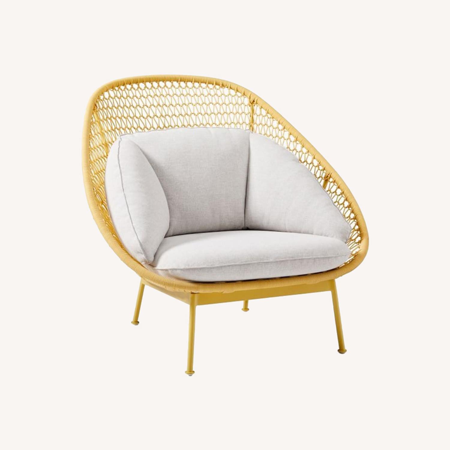 West Elm Paradise Outdoor Lounge Chair - image-0