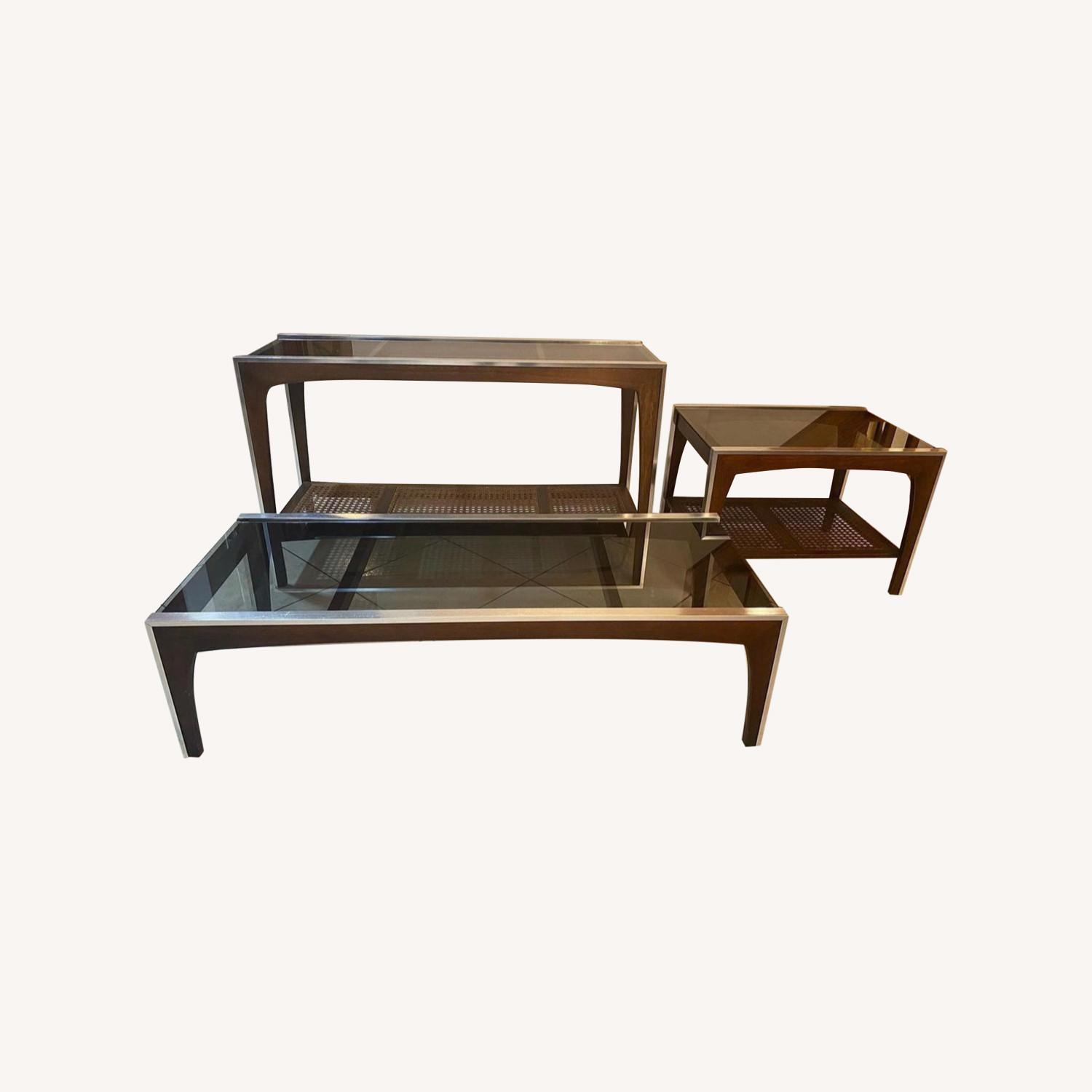 SET OF 3 - Vintage Mid-Century Tables - image-0