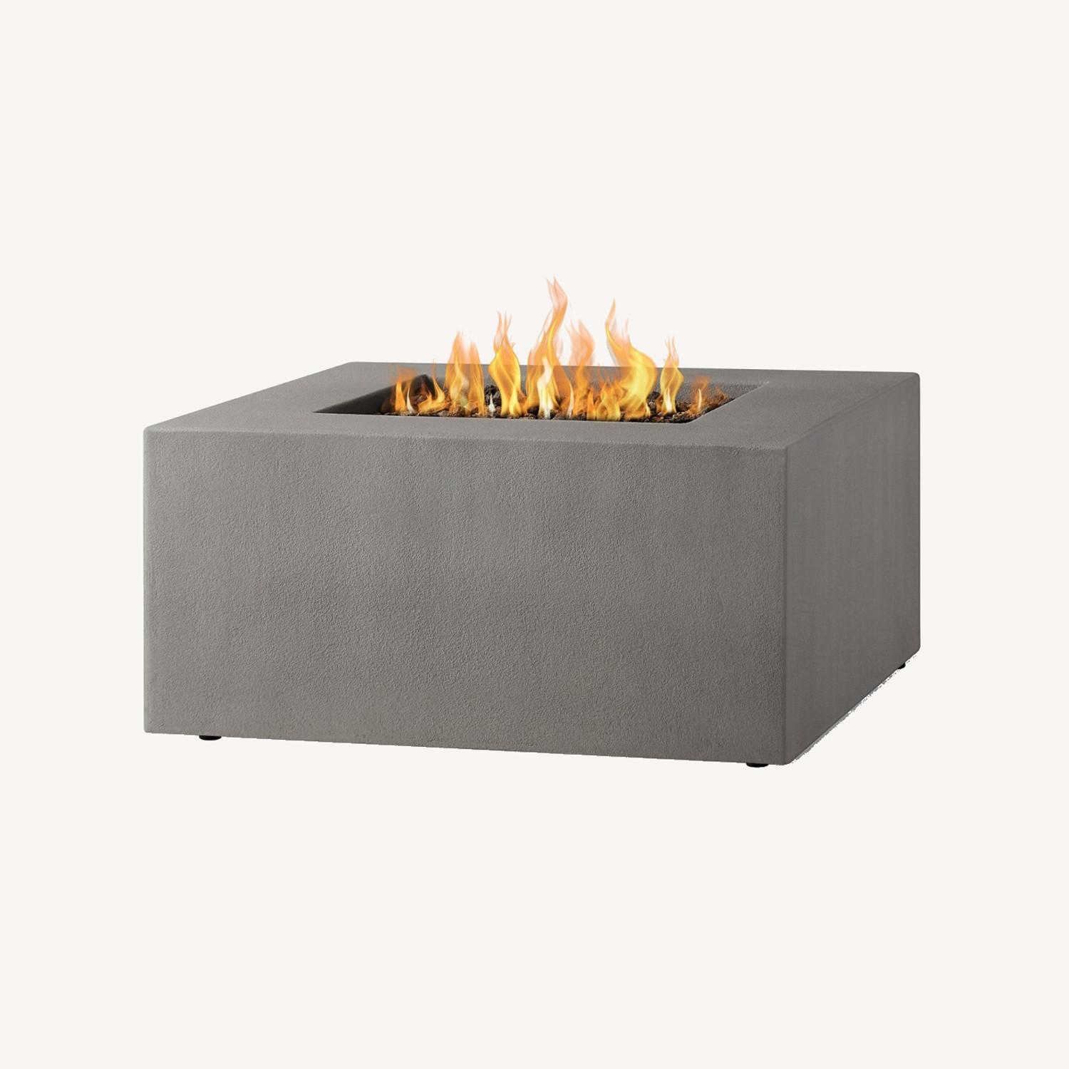 Pottery Barn Arbor Concrete40" Square Propane Fire Table - image-0