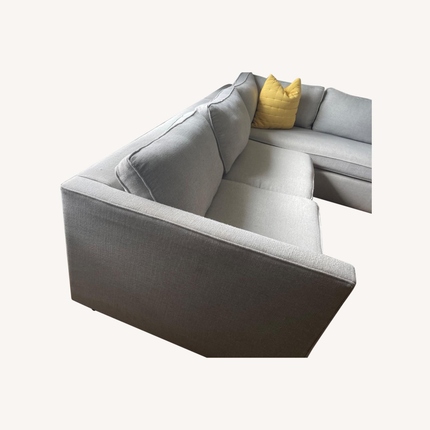 West Elm Frost Gray Harris Sleeper Sofa - image-0