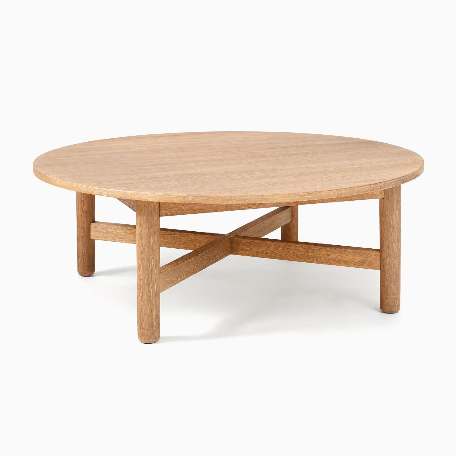 West Elm Hargrove Round Coffee Table (50") - image-4