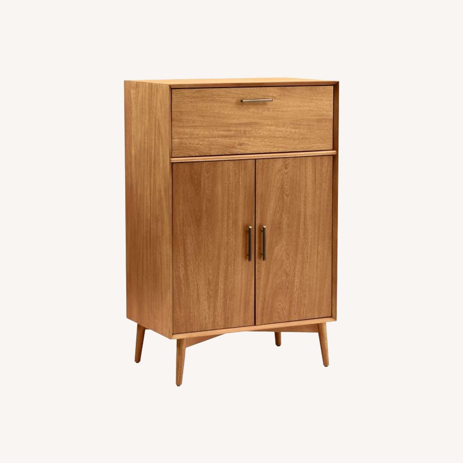 West Elm Mid-Century Bar Cabinet (32") - image-0