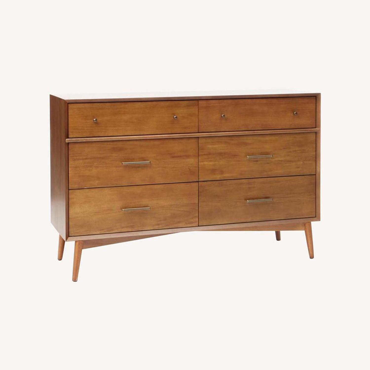 West Elm Mid-Century 6-Drawer Dresser (56") - image-0