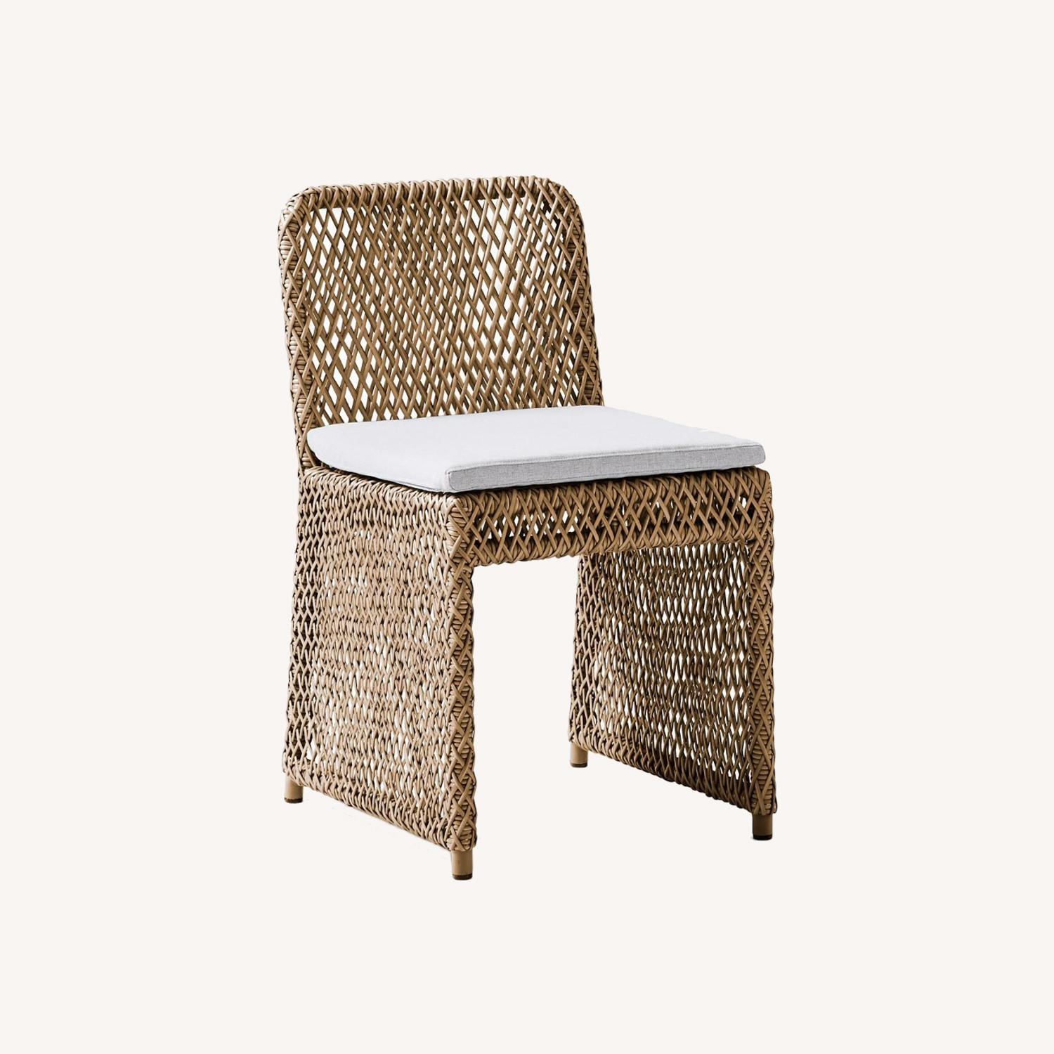 West Elm Coastal Outdoor Dining Chairs (Set of 2) - image-0