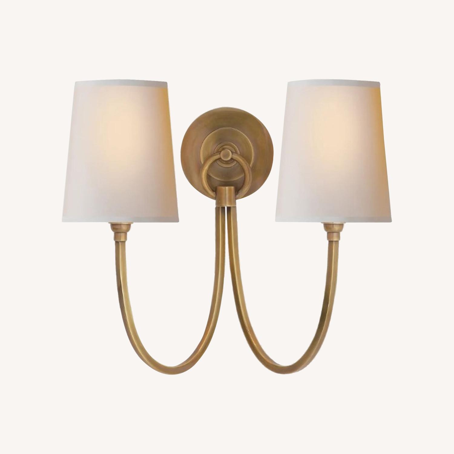 Reed Double Sconce - image-0