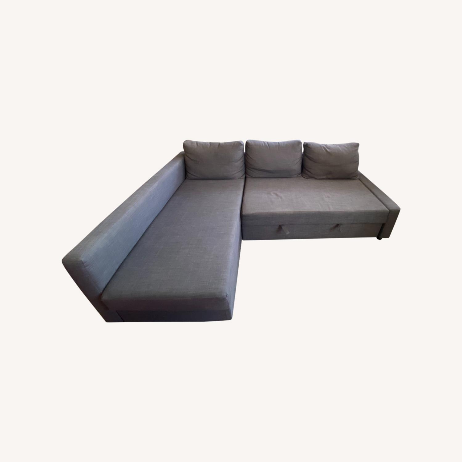 Ikea Friheten Sleeper Sofa w Storage - image-0