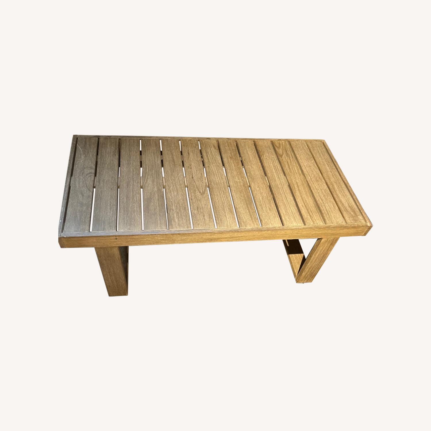 West Elm Portside Rectangle Coffee Table - image-0