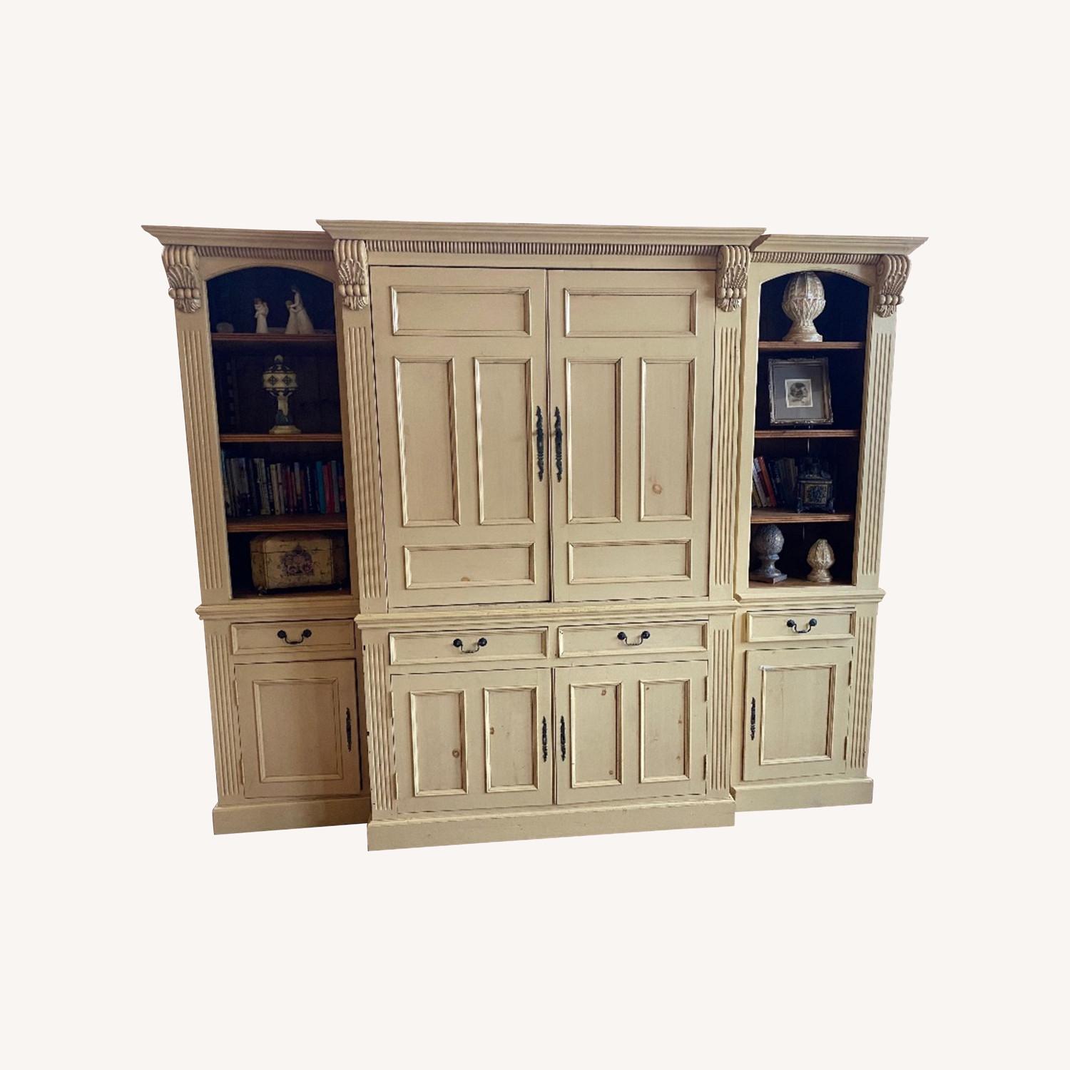 Custom Pine Entertainment Center - image-0