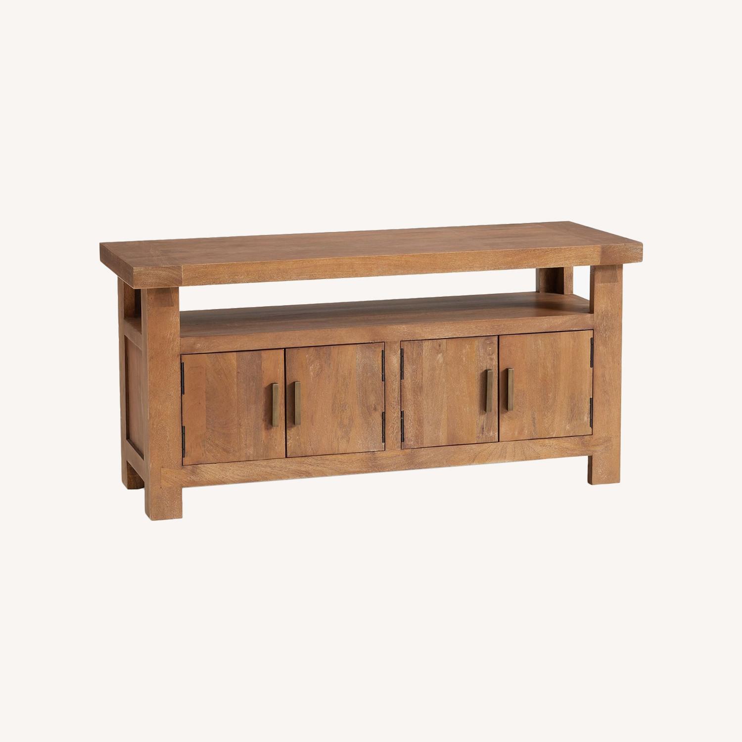 Pottery Barn Reed Media Console AptDeco