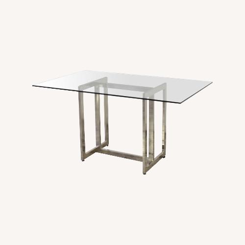 West Elm Hourglass Dining Table AptDeco
