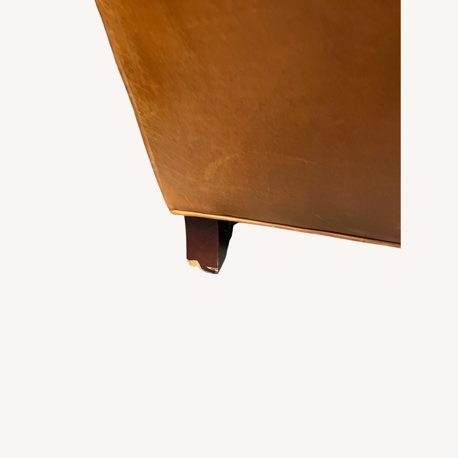 Art Deco Style Leather Club Chair - image-3