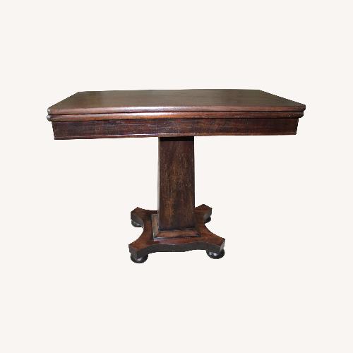 Used 1880'sAntique American Empire Mahogany Game Table for sale on AptDeco