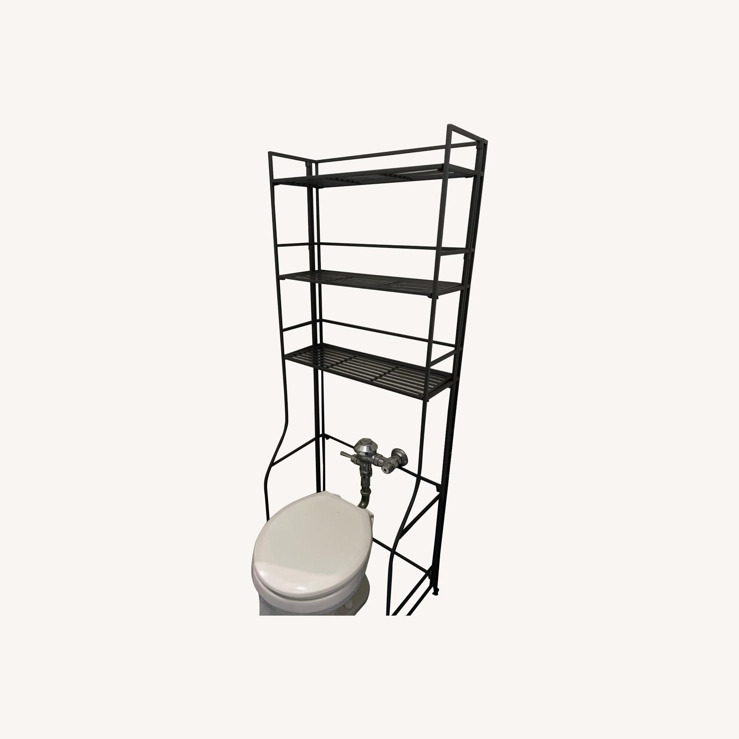 Iron Folding Bath Storage Unit - AptDeco