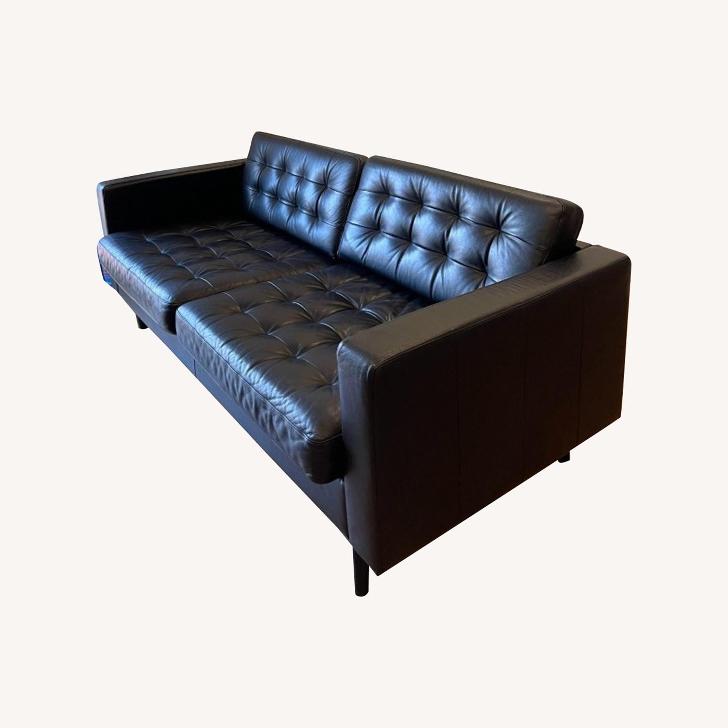 IKEA Marabo Leather Sofa - image-0