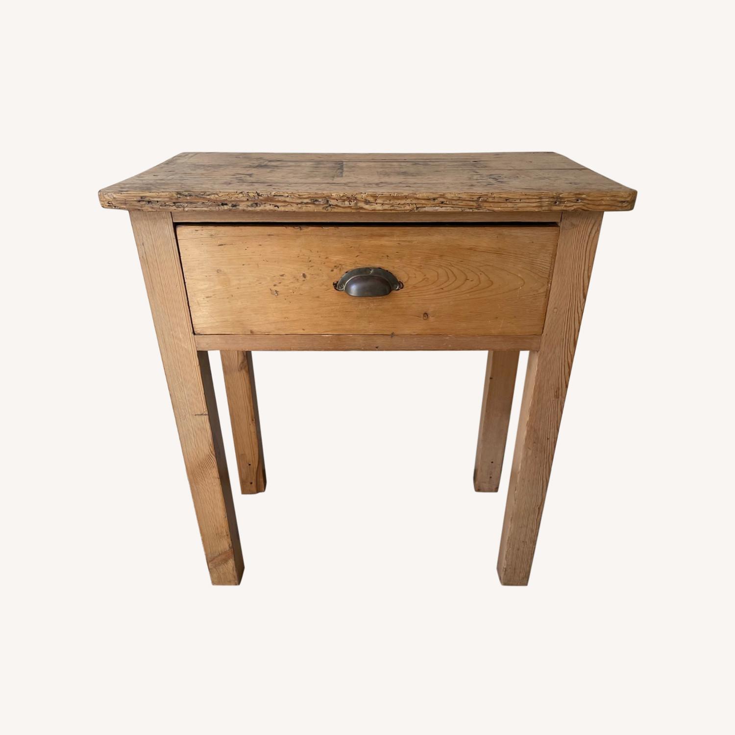 English Oak Accent Table AptDeco