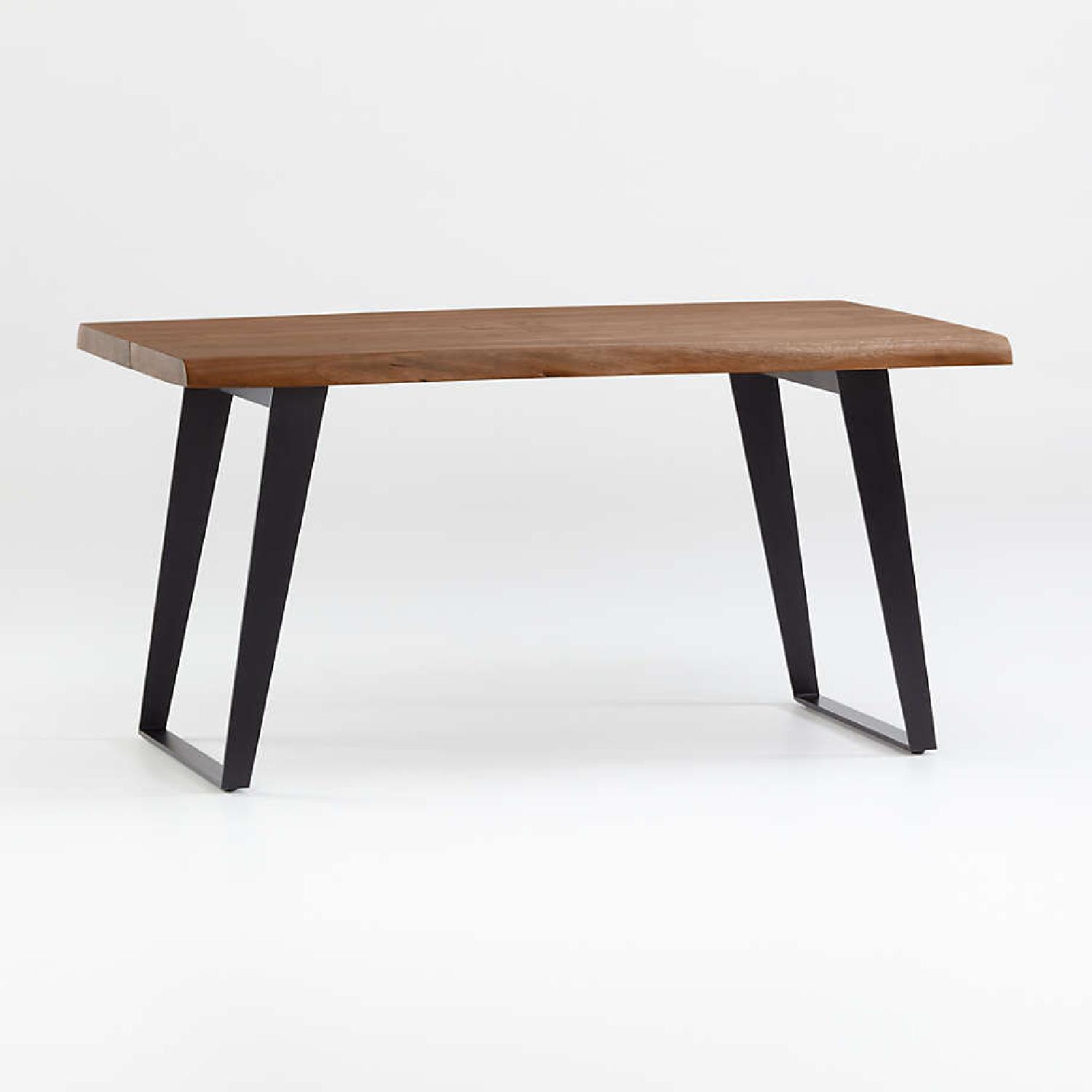 Crate and Barrel Solid Wood Dining Table - image-8