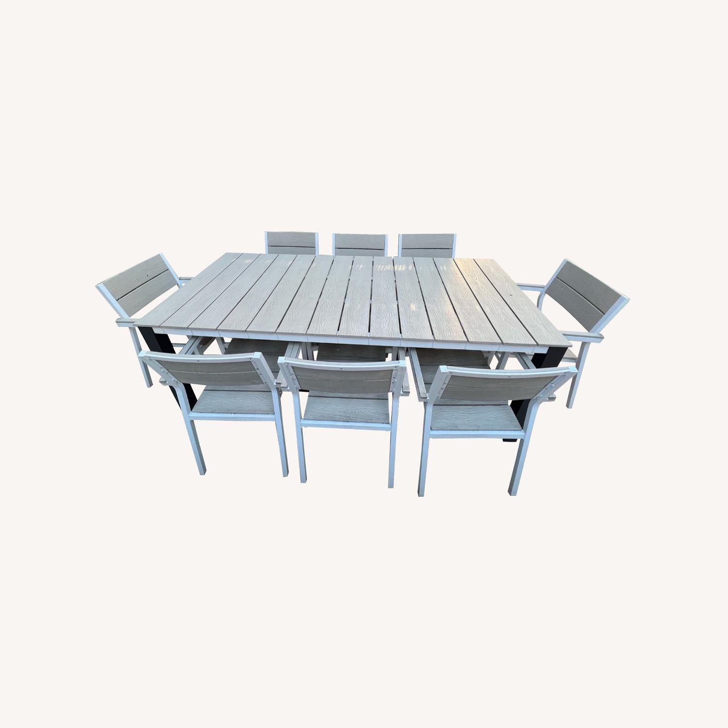 Houzz Outdoor Patio Dining Set AptDeco