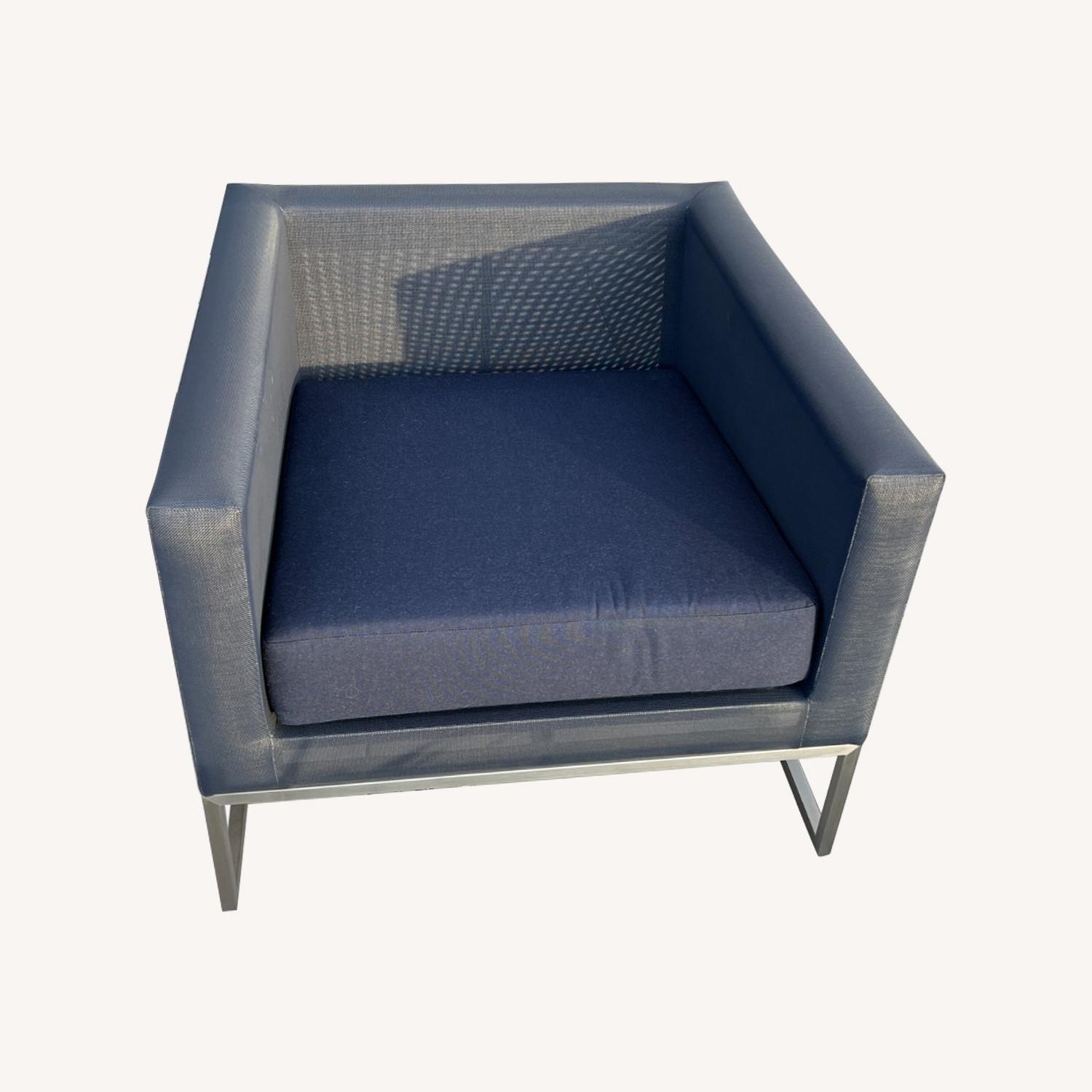 Outdoor Crate and Barrel Lounge Chair - image-0