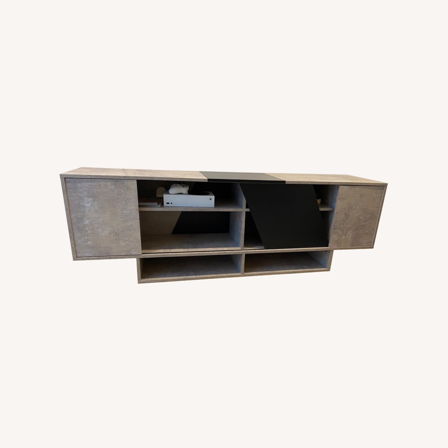 Modern Gray 71 Inch TV Stand - image-0
