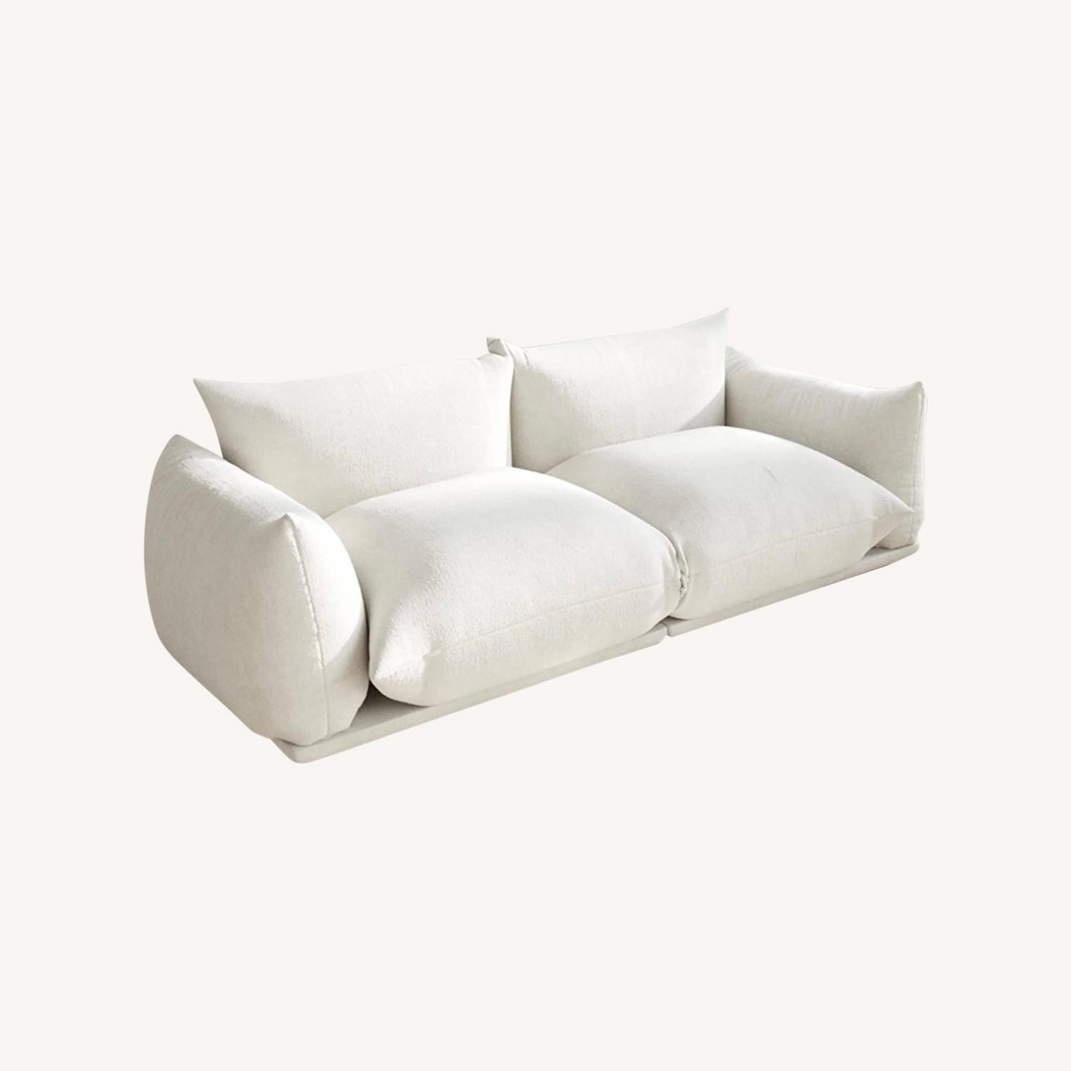 White Modular Sofa AptDeco