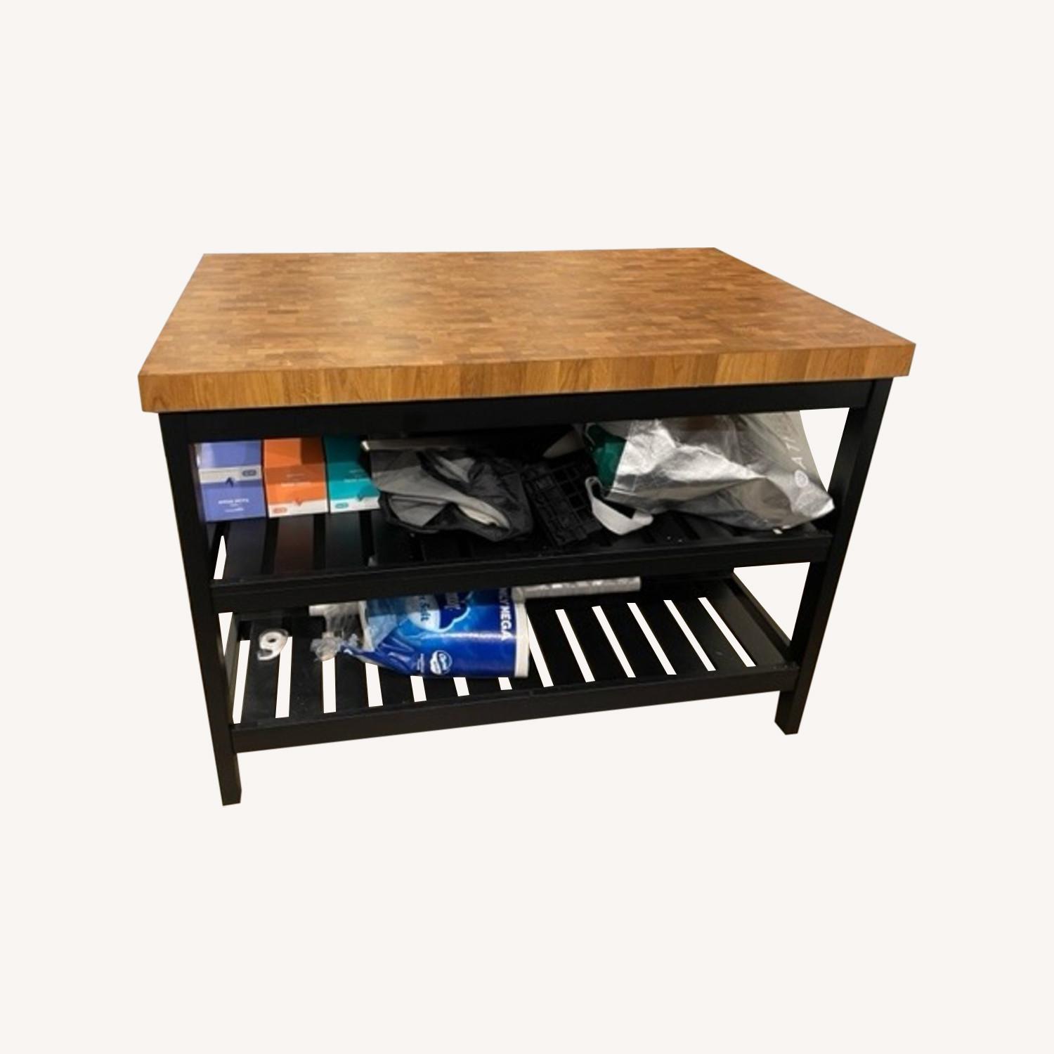 IKEA Butcher Block Kitchen Island / Table - image-0
