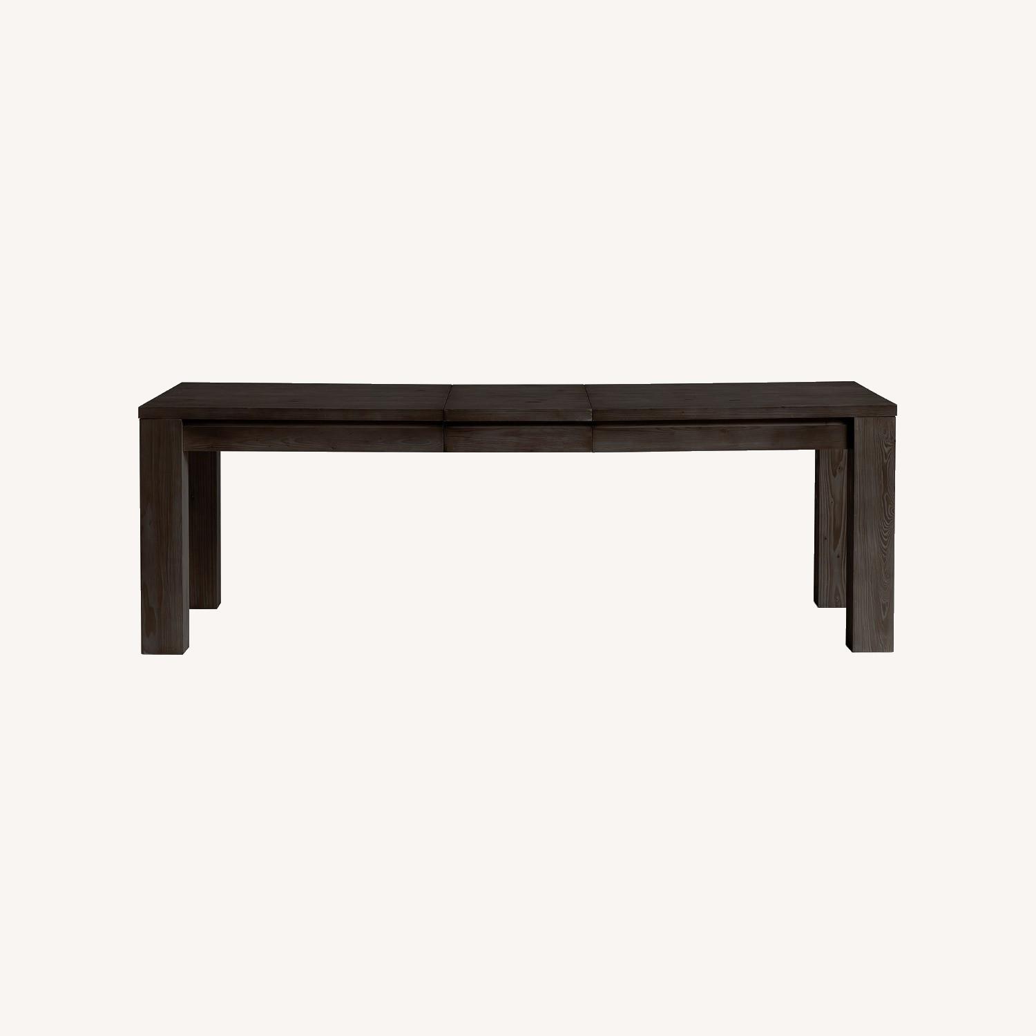 Pottery Barn Folsom Storage Extending Dining Table - image-0