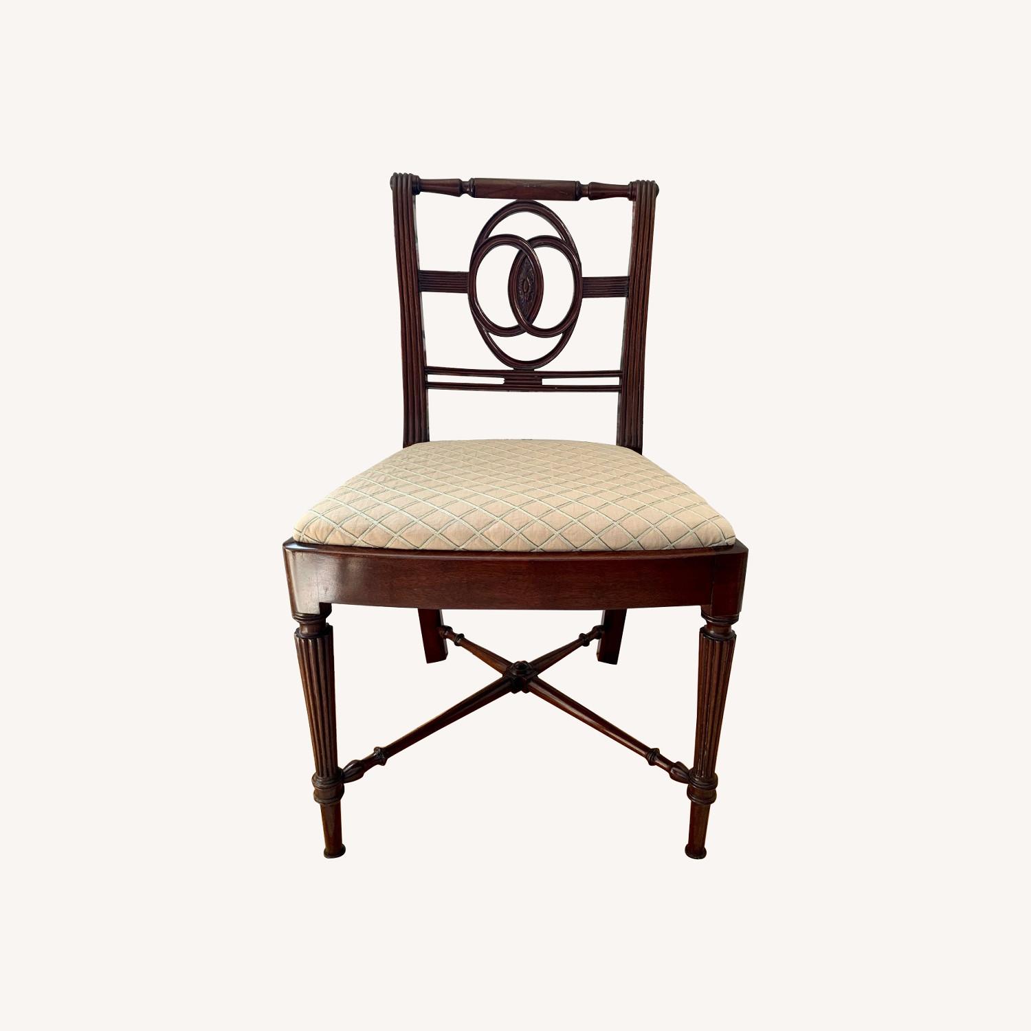 Set of 4 Vintage Mahogany Dining Chairs AptDeco